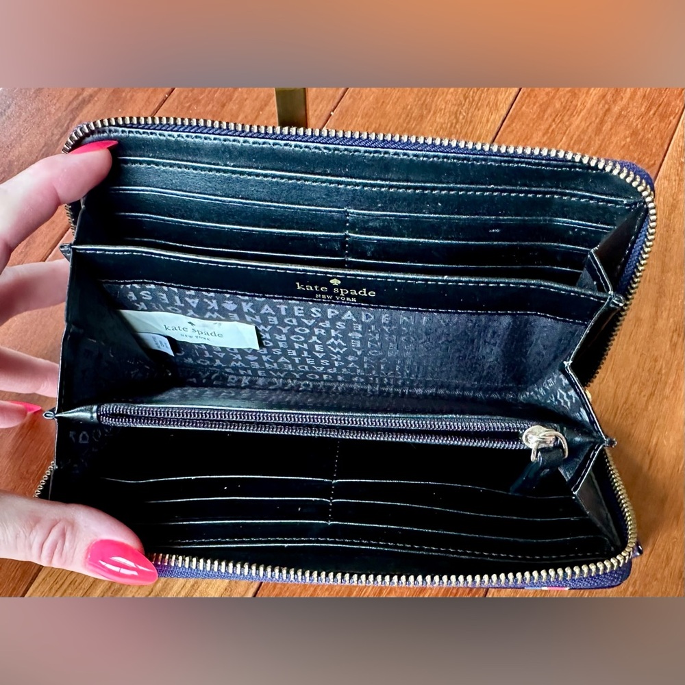 Kate Spade New York Hot Air Balloon Daycation Neda Continental Zip Wallet - Picture 5 of 9